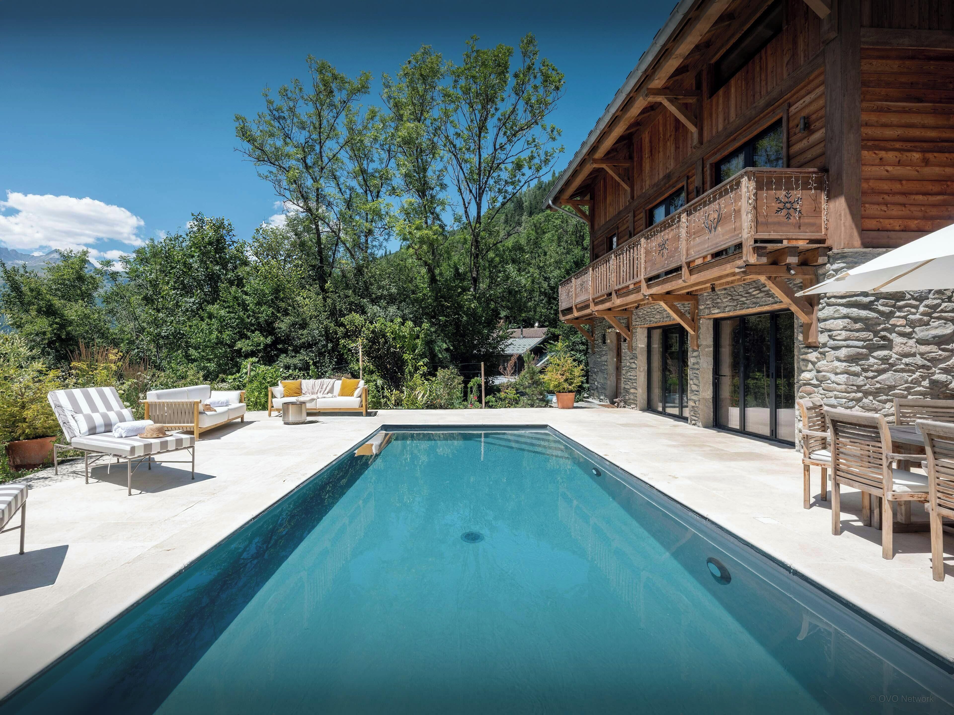 Una piscina climatizada