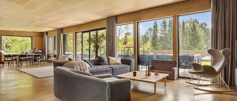 Fireplace, table tennis