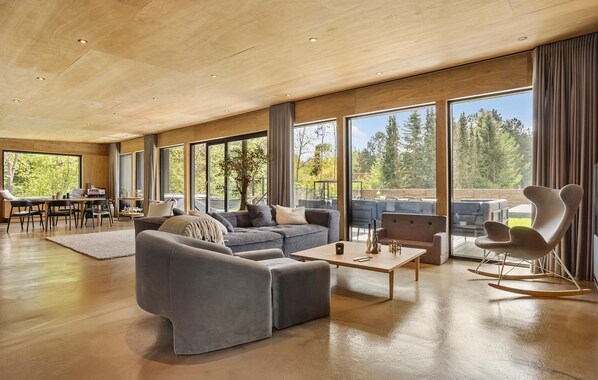 Fireplace, table tennis