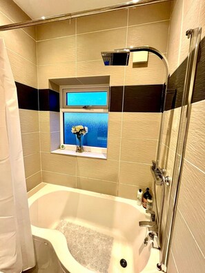Towels, soap, toilet paper