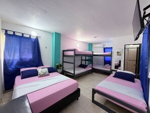 Free WiFi, bed sheets