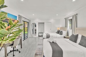 5 bedrooms, desk, iron/ironing board, free WiFi