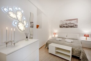 1 bedroom, iron/ironing board, bed sheets