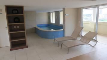 Indoor pool, outdoor pool