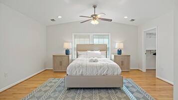 4 habitaciones, internet y ropa de cama