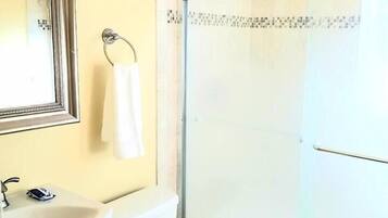 Shower, hair dryer