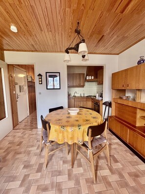 Dining - Magnificent view for this 5 pers apt with balcony (Orcières)