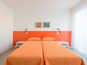 1 bedroom, travel crib, free WiFi, bed sheets