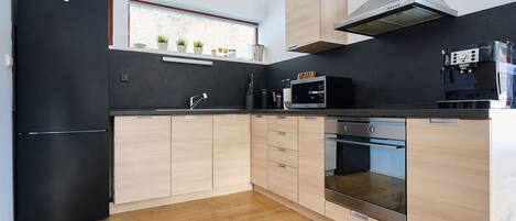 Microwave, oven, dishwasher, toaster