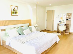 3 makuuhuonetta, silitysrauta/-lauta, Wi-Fi, vuodevaatteet