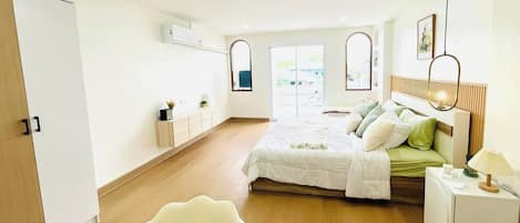 3 室のベッドルーム、アイロン / アイロン台、WiFi、ベッドシーツ