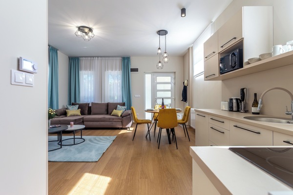 Living and dining room