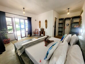 Deluxe Double Room, Sea View | View from room - Garden Beach Bungalows (Jambiani)