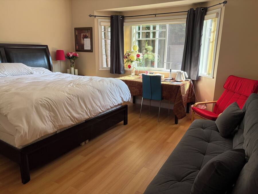 Executive Studio Suite, 1 King Bed with Sofa bed, Courtyard View | Premium bedding, Select Comfort beds, individually furnished, desk