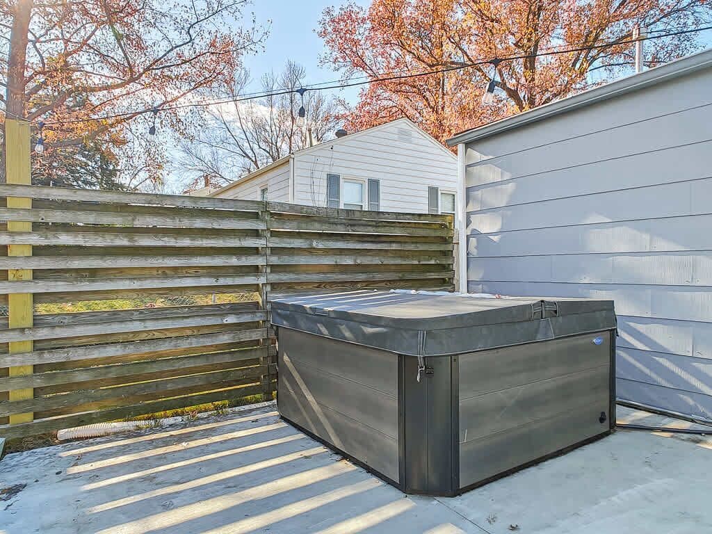 Bain à remous extérieur