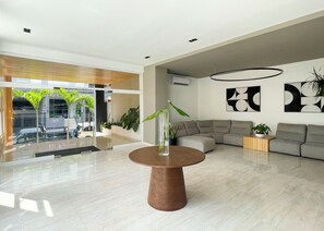 Comfort Condo, Multiple Beds, Private Bathroom, City View | Living area - Las Mariposas 22-8B (Santo Domingo)