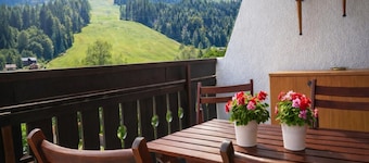 Apartment in ski resort with mountain views