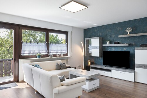 Apartment 'Helfensteinblick' with Mountain View, Balcony and Wi-Fi