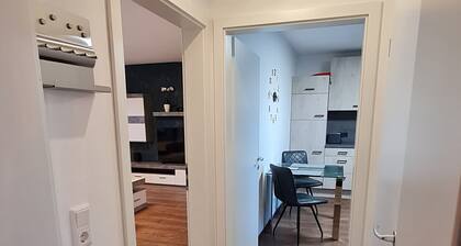 Ferienwohnung 'Helfensteinblick' mit Bergblick, Balkon und Wi-Fi