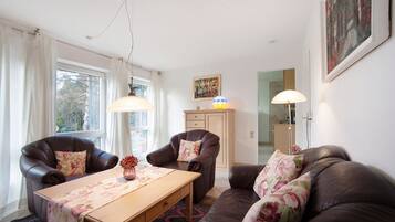 Fernseher, DVD-Player, Stereoanlage