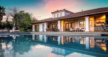 Wellsona | Vineyard Retreat + Pool, Hot Tub, Views | Main Home + Guest Home