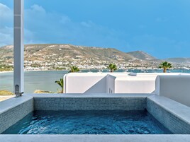 Junior Suite, Private Pool, Sea View | Terrace/patio