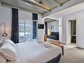 Suite Junior, piscine privée, vue mer