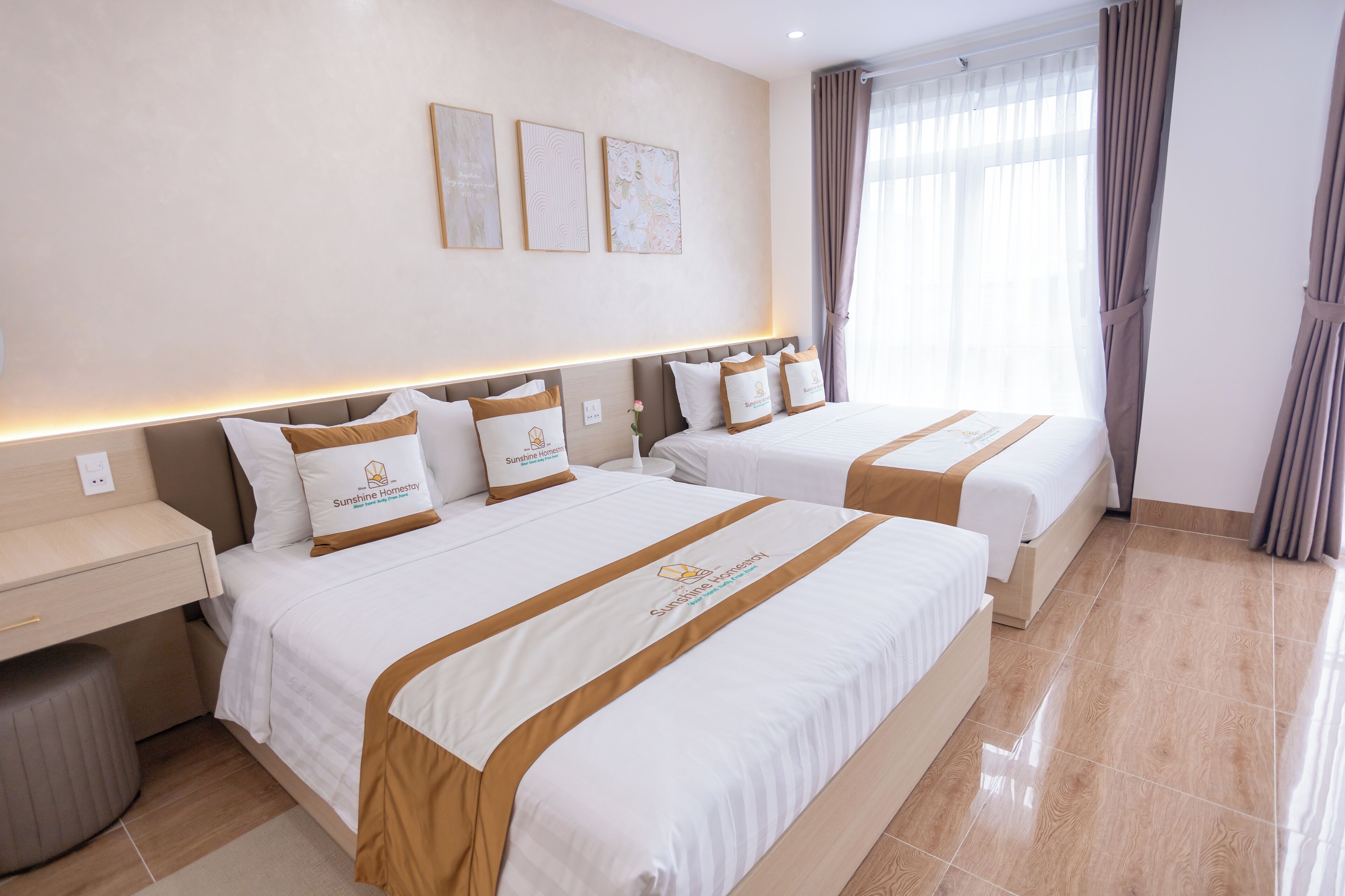 Standard-Zweibettzimmer, Balkon, Stadtblick | Zimmerausstattung