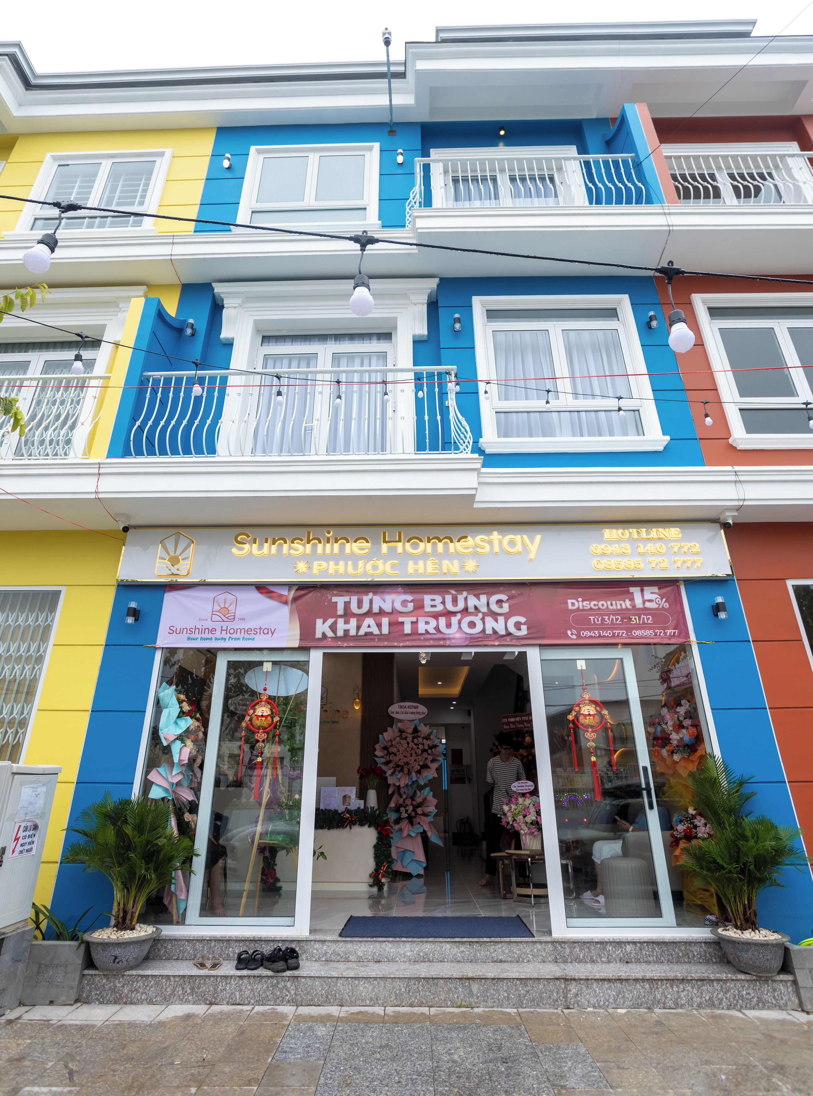 Mặt tiền nơi lưu trú