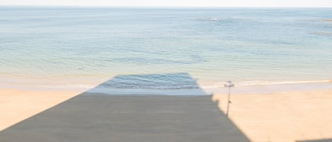 On the beach
