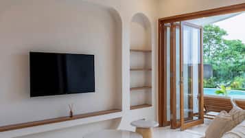 Villa | Living area | Flat-screen TV