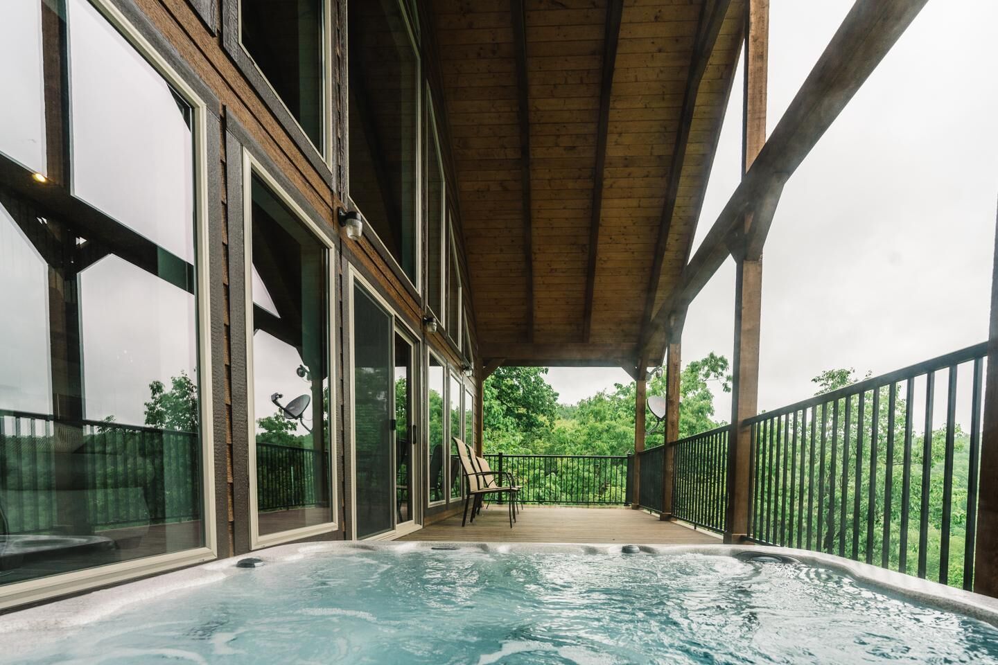 Bain à remous extérieur