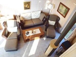 House | Living room - Ferienhaus im Skandinavischen Stil (Mirow)
