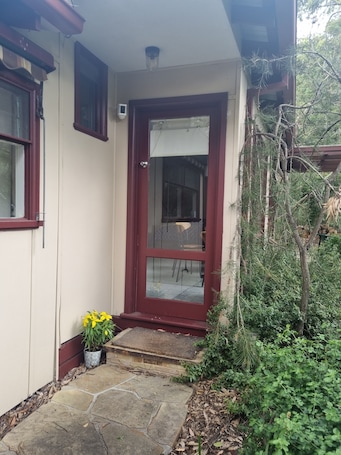 Exterior detail. Gardenview for a restful break