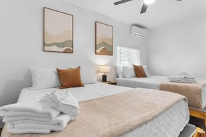 5 bedrooms, iron/ironing board, travel crib, WiFi