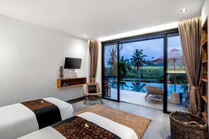 Vil·la Comfort, 6 dormitoris, vistes a la piscina | Caixa forta a l'habitació, wifi gratuïta i roba de llit 
