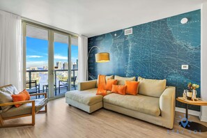 TV - Coastal Apartment | Balcony | Pool & Resort Perks (Hallandale Beach)