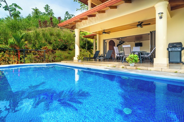 gorgeous, crystal-clear pool for refreshing swims