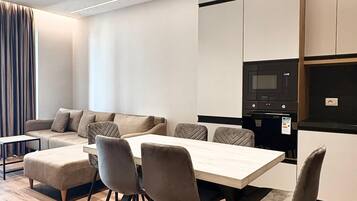 One-Bedroom Apartment | Living area