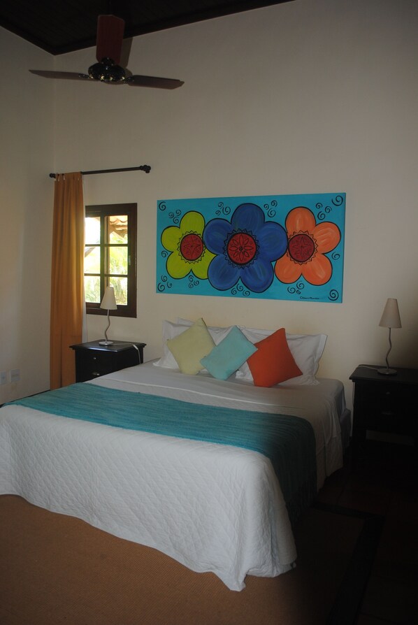 1 bedroom, iron/ironing board, WiFi, bed sheets - Casa Girassois, located in the center of Pipa, is a large oasis in the center (Tibau do Sul)