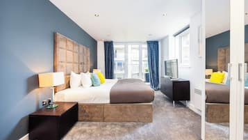 Executive-lejlighed - byudsigt | 2 soveværelser, strygejern/strygebræt, gratis Wi-Fi