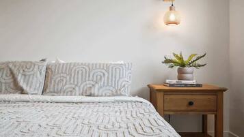 1 bedroom, iron/ironing board, travel crib, WiFi