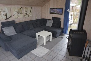 Living room - Exklusives Skandinavisches Ferienhaus (Mirow)