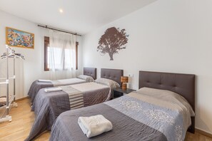 7 Schlafzimmer, kostenloses WLAN, Bettwäsche