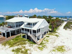 Exterior - Oceanfront-New furnishing-Steps to Beach (Port Saint Joe)