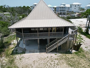 Exterior - Unique Gulf Side Home with easy access to beach (Port Saint Joe)