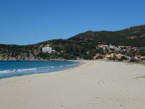 On the beach
