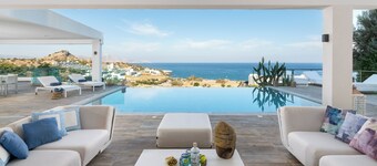 Luxury Villa Oceania Lindos with Private Infinity Pool and Seaview 