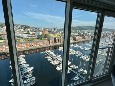 Meridian Tower Apartment in Swansea