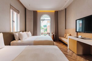 ห้องเอ็กซ์คลูซีฟทวิน | มินิบาร์ฟรี, Wi-Fi ฟรี, ผ้าปูที่นอน